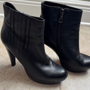BCBGMaxAzria Sleek Black Ankle Booties